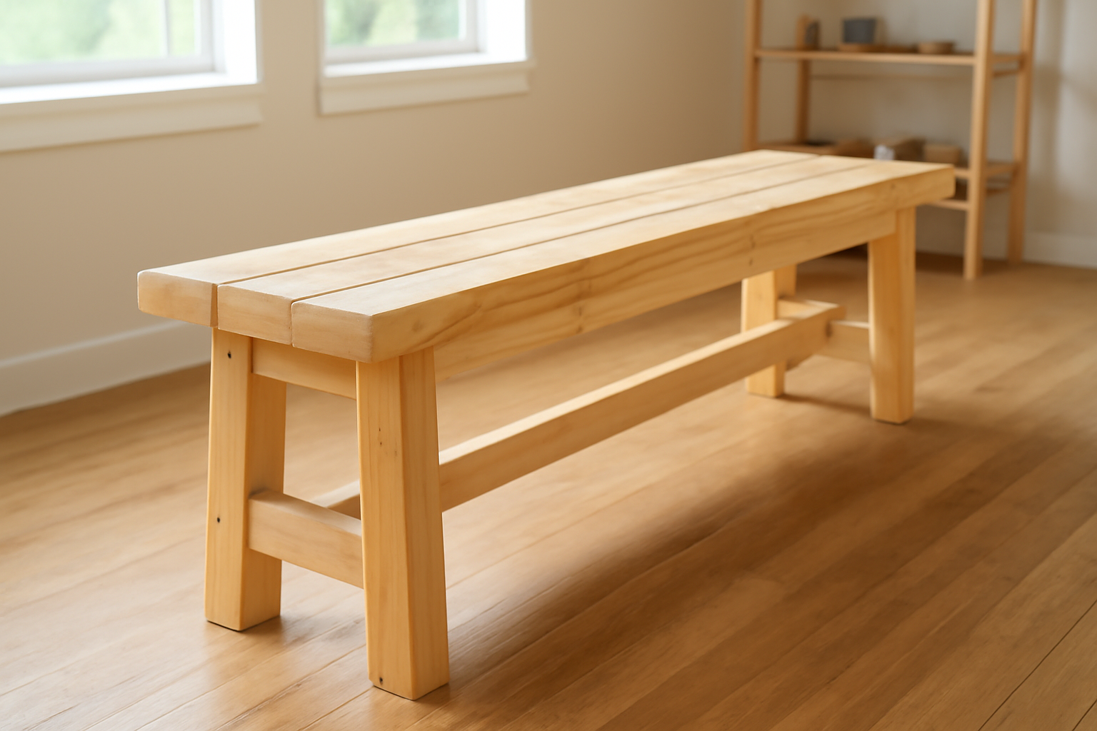 6 Foot 2X4 Bench Plans
