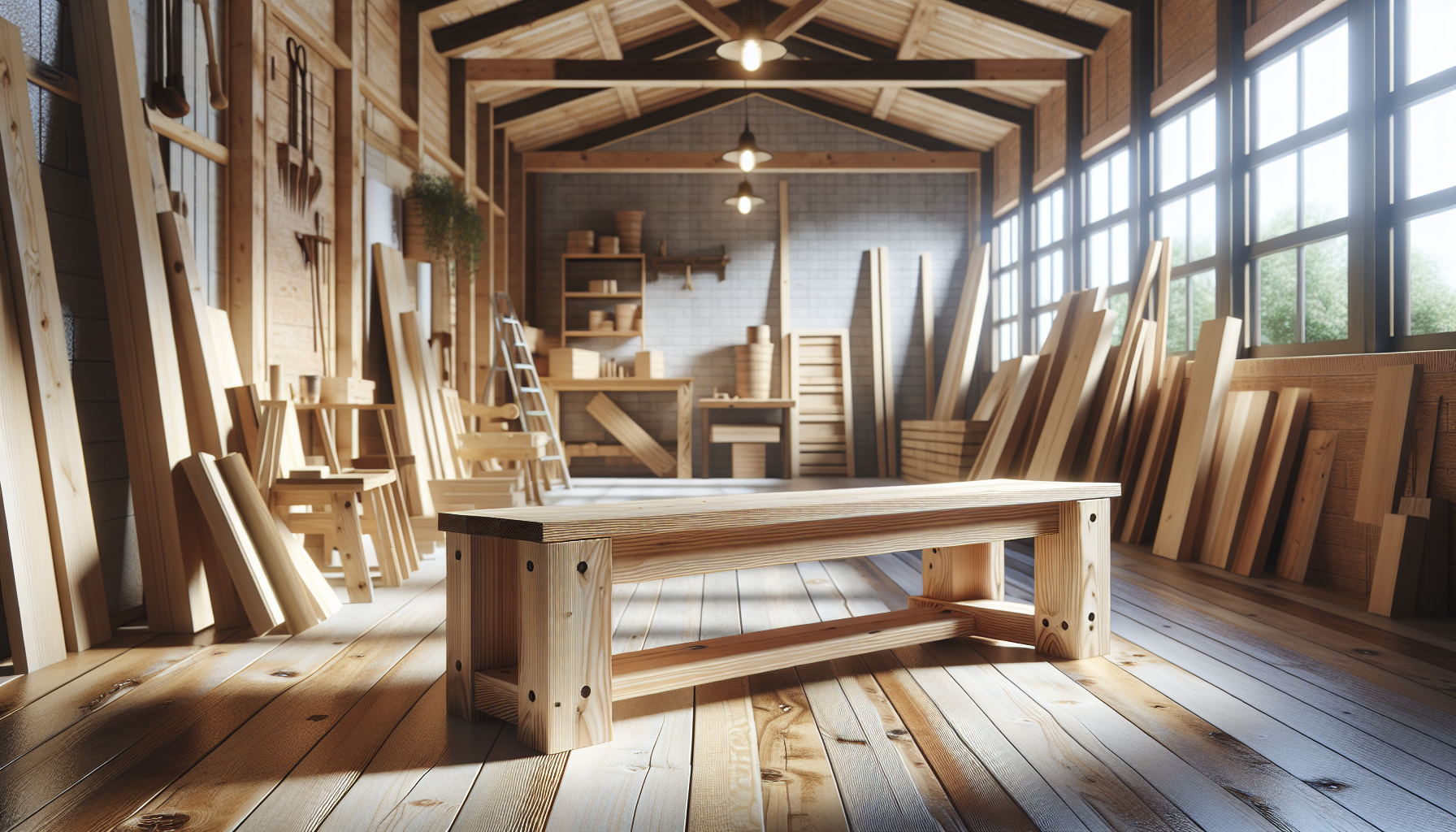 How To Build A Bench With 2X4